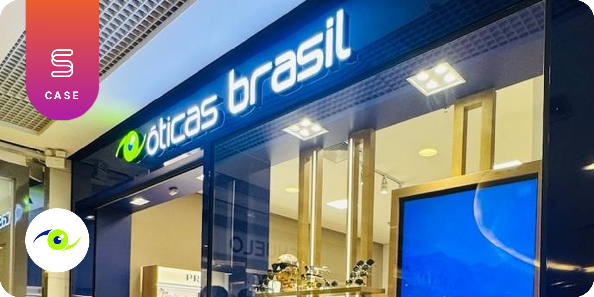 Fachada Óticas Brasil